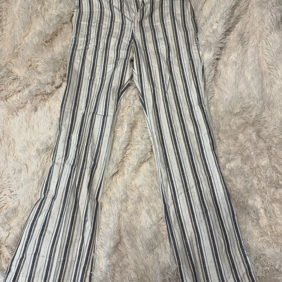 Scotch‎ & Soda Striped Pants in Cream and Gray - Picture 1 of 7